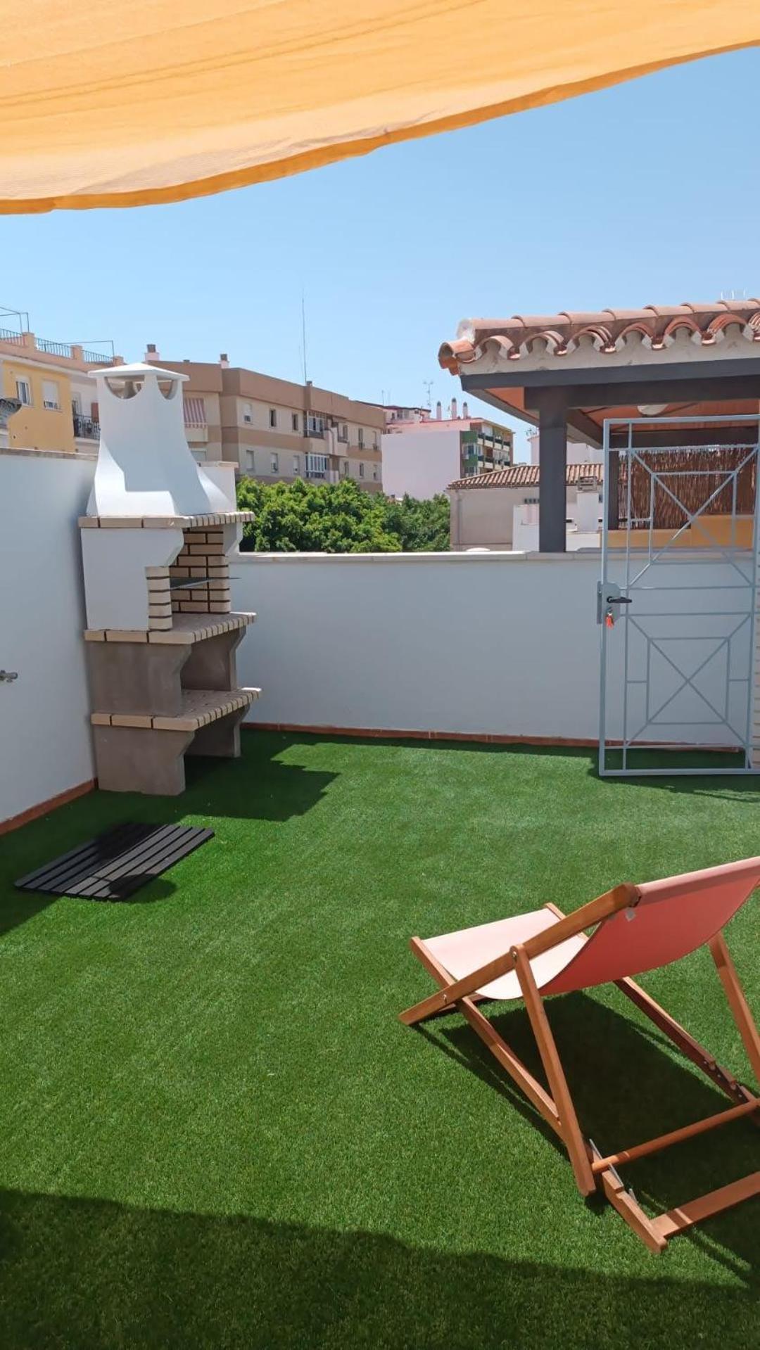Estudio Centro Malaga Terraza Y Barbacoa Málaga Exterior foto